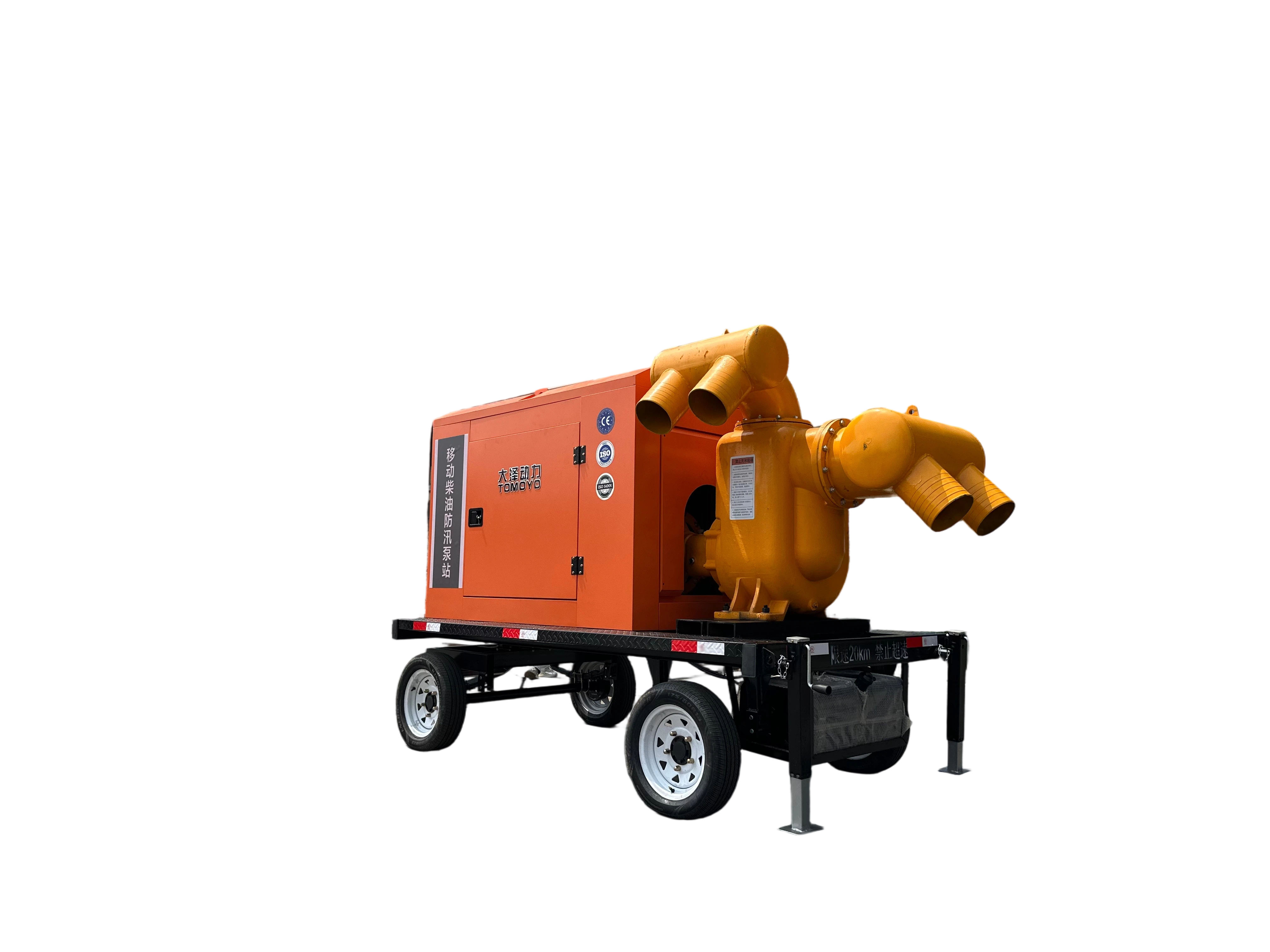 1800立方大流量柴油自吸泵车